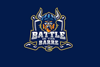 design ice hockey tournament appeal teenage boys logo