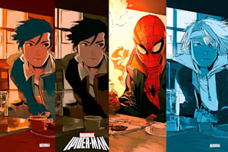 draw your comic book or webtoon cover