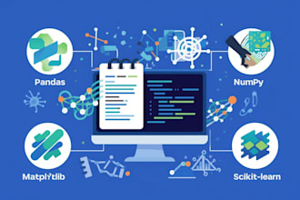 do machine learning, data visualization and model training