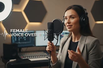 do amazing elegant female voiceover