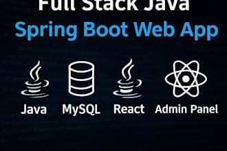 develop a java spring boot web application