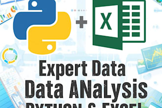 analyze your data by using python and excel