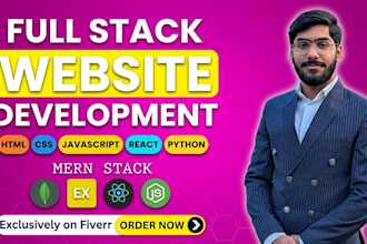 do website development as full stack web developer
