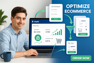 build and optimize shopify checkout, checkout champ funnels, and cart pages