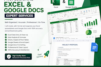 create, edit, and format excel spreadsheets and google docs