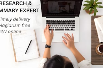 write research and summary, business, report, paper writing, case study