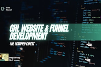set up your ghl website, ghl funnel, and ghl funnel