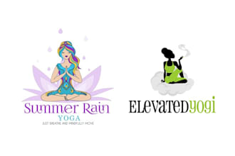 design yoga gym fitness health logo