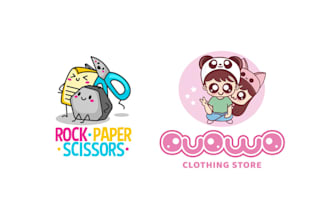 design cute kawaii mascot logo