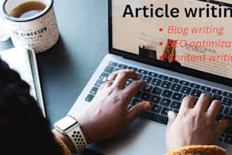 do SEO content writing, blog writing, and article writing
