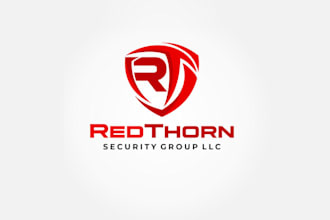 design powerful simple veteran owned cybersecurity logo
