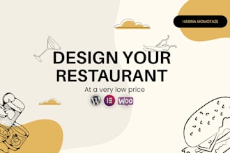 make stunning restaurant, bar cocktail and shop website