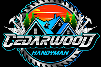 do home repair, renovation, remodeling, roofing, plumbing logo design