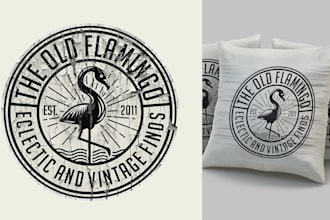 design interior business, furniture and home furnishing logo