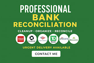 reconcile bank statement PDF to editable format