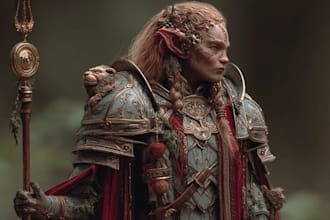 fantasy character design, fantasy illustrations