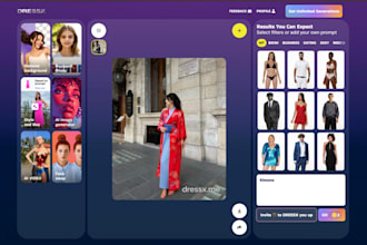 develop ai clothing model engine, ai model generator and fashion saas website