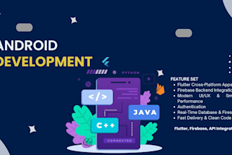 create android apps with flutter and firebase integration