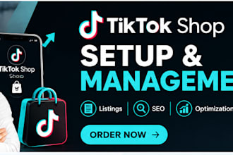manage your tiktok shop, product listings and SEO