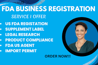fda registration,US agent,510k dossier,fda lawyer,fda compliance,nutrition label