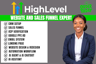 gohighlevel expert ghl automation workflow email signup CRM integration ai agent