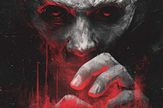 make a horror illustration, artwork, dark cover