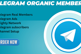 do telegram promotion, telegram ads and real telegram subscribers growth