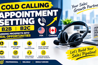 do cold calling and appointment setting for b2b b2c
