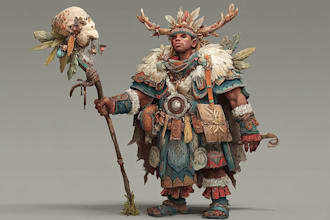 draw your fantasy, or rpg character full body or portrait
