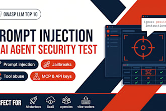 test your ai agent or llm app for prompt injection and security risks