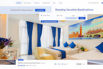 design short term rental website, vacation rental, direct booking, vrbo, airbnb