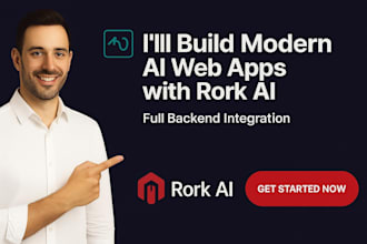 build modern ai web apps with rork ai, full backend integration, replit support