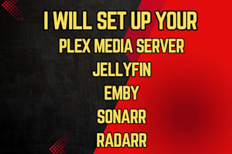 configure and automate plex jellyfin emby media servers
