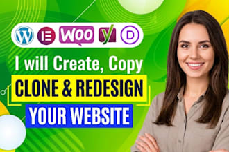 copy clone duplicate and redesign wordpress website using elementor