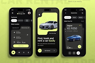 build car hire app , car rental app with real time booking and gps tracking