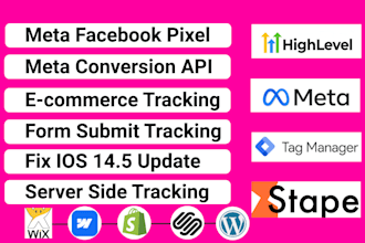 setup meta facebook pixel capi for magento, webflow, wix,ghl,wordpress,kajabi