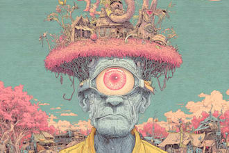 make trippy, psychedelic, surreal, illustrations designs