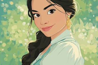 do disney cartoon portrait