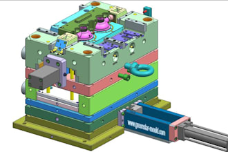 design 3d cad model for product manufacturing and cnc machining