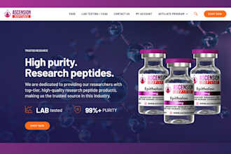 build research peptide website woocommerce sarms fda compliant peptide website