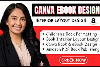 create canva book interior layout design children book formatting kdp publishing