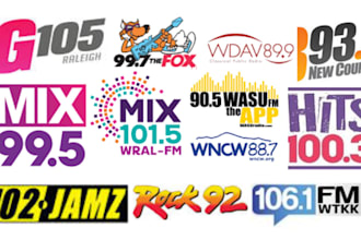 promote your track to top north carolina radio djs and media