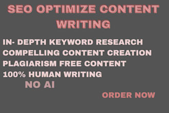 do SEO keyword blog articles writing for real estate