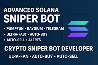 do advance crypto solana sniper bot pumpfun sniper raydium telegram trading bot