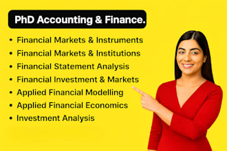 do applied financial statement analysis investment markets modelling economics