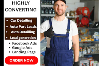 generate exclusive car detailing leads and auto detailing leads build website