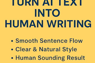 humanize and rewrite your ai text to sound natural