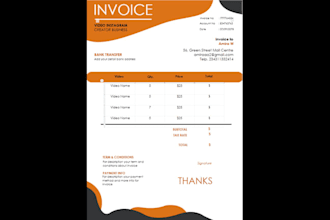 build automated invoice system in google sheets with PDF, email push