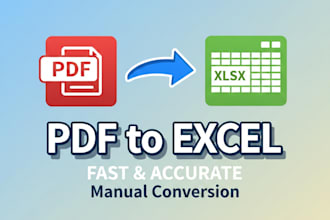 convert pdf to excel data