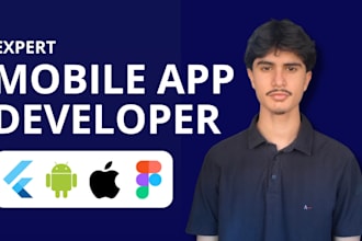 develop a modern and high performance mobile app in flutter